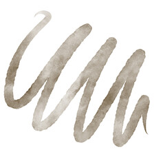 Abstract Squiggly Line Decor