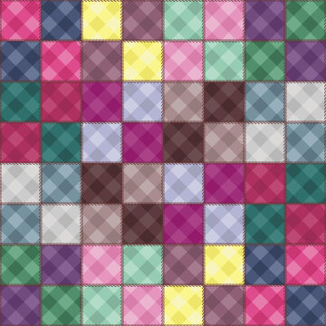 patchwork background with different patterns	
