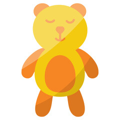 bear toy childrens day colored play friend animal icon element