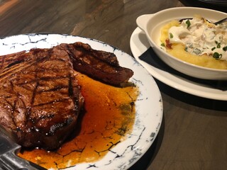 lamb chops with potatoes