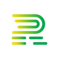 Obraz premium Monogram R design vector logo. Monogram initial letter mark R logo design. Monogram design vector logo. Monogram initial letter mark R logo design. Simple R monogram. Monogram R design logo