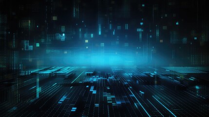 Obraz premium Abstract neon light background, Generative AI 