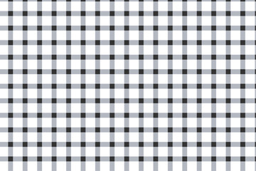 モノクロのギンガムチェック柄のパターン　背景イラスト	