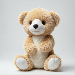 Obraz premium Teddy Bear Stuffed Animal plush Toy doll, 3D render, Al Enhanced