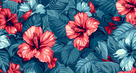 floral wallpaper collection tropical flowers
