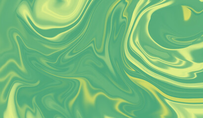 Fototapeta na wymiar Green abstract gradient fluid background