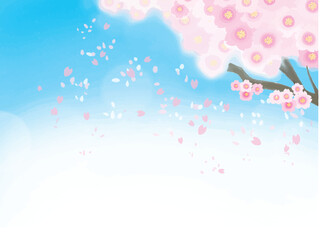 春、桜の風景