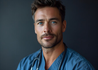 Fototapeta premium Nurse and Doctor concepts. Medical healthcare person portrait at hospital.