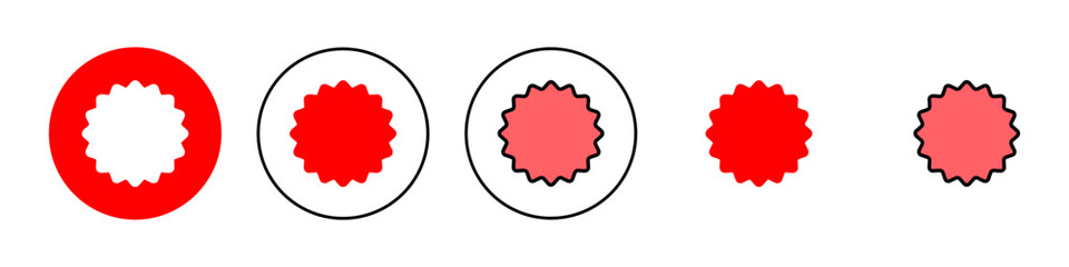 Badge icon set illustration. Awards icon vector. Achieve sign and symbols