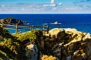 Coast at the Cabo de Penas in Asturias, Spain