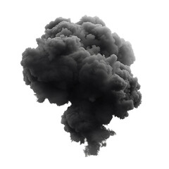 black cloud, isolated PNG object