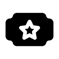 Ticket Solid Icon