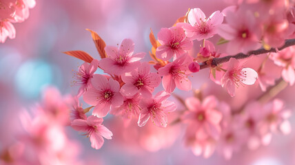 Petal Dance: The Elegance of Cherry Blossoms