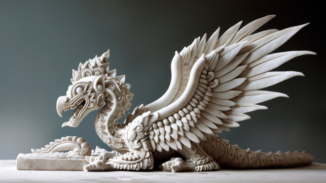 In Aztec lore Quetzalcoatl a feathered serpent god was often depicted as an angelic figure bringing wisdom and enlightenment to mankind.