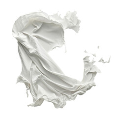 broken cloth, isolated PNG object