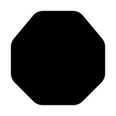 Octagon Solid Icon