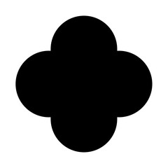 Quatrefoil Solid Icon