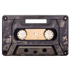 Cassette tape, isolated PNG object