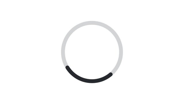 Status bar animation updating, downloading, loading, status bars isolated on transperancy background or alpha channel