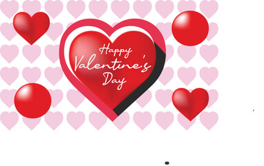 valentine card with heart