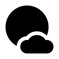 Moon Solid Icon