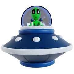 Alien Encounter with UFO in Space Exploration © Dikomo