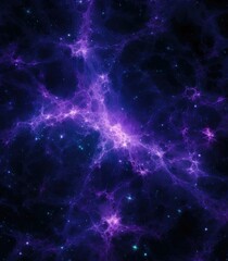 Obraz premium A purple and blue space background. Generative AI.