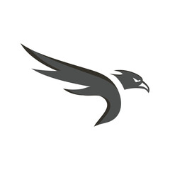 Eagle icon logo design template isolated illustration