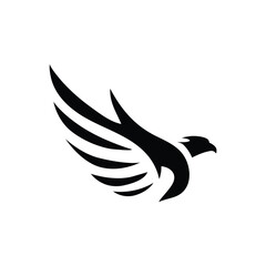Eagle icon logo design template isolated illustration