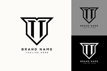TT Monogram Initials Two Letter Creative Modern Logo Design Template for Your Business or Company