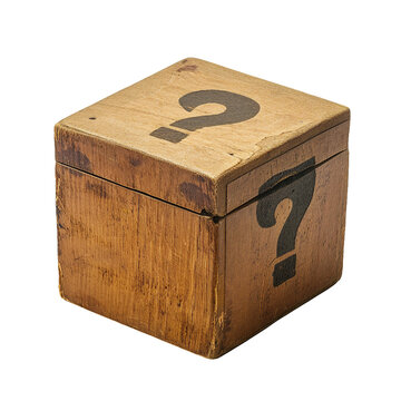 mistery Box, isolated PNG object