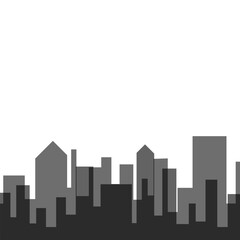 Fototapeta premium City Building Silhouette