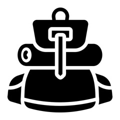 backpack Solid icon