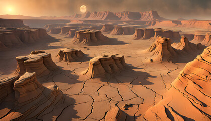arid desert landscape