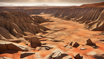 sunset in the desert