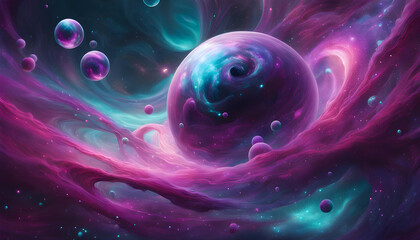 background with space