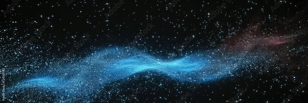 Wall mural milky way space scene background. night sky with star fields and nebula. for game or technology back