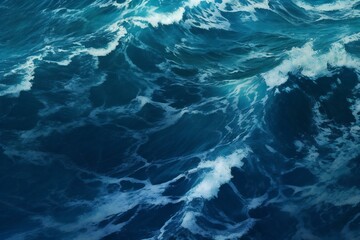 Sea waves background,  Close-up view of water surface with foam