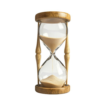Sand timer, isolated PNG object