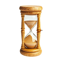 Sand timer, isolated PNG object