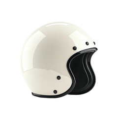 Fototapeta premium Scooter helmet, isolated PNG object