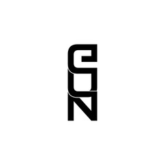 eun typography letter monogram logo design