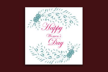 women's day social media post, women day banner design