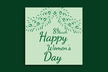 women's day social media post, women day banner design