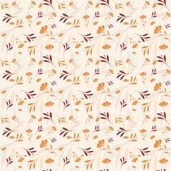 small flowers repeated pattern background