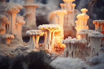 Ancient Ruins: Coral formations resembling ancient ruins. - obrazy, fototapety, plakaty