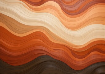 Abstract background with wavy lines. Generative AI.