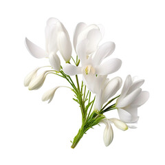 Fototapeta na wymiar Dutchmans Breeches flower isolated on transparent background