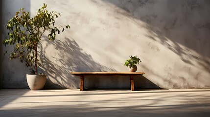 Smooth concrete surface with natural variations and soft shadows