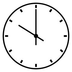 Wall Clock Icon displaying Ten O' Clock Time